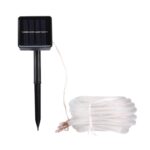 Panel Solar resistente al agua 50 LED, 5m 50LED Warm White - Imagen 2