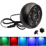 3 en 1 6 LED Control por voz + Autopropulsado + Mini luz LED PAR RGB, CA 100-240V
