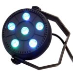 3 en 1 6 LED Control por voz + Autopropulsado + Mini luz LED PAR RGB, CA 100-240V - Imagen 4