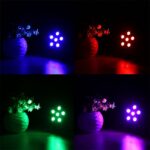 3 en 1 6 LED Control por voz + Autopropulsado + Mini luz LED PAR RGB, CA 100-240V - Imagen 5