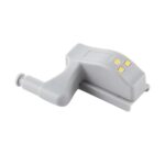 10 Uds 0,3 W bisagra interior Universal lámpara con Sensor LED armario 3 LED luz nocturna bombilla de encendido/apagado automático, 10 PCS Warm White - Imagen 2