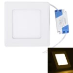 12cm 30 LED SMD 2835, CA 85-265V, 6W White Light, 6W Warm White Light
