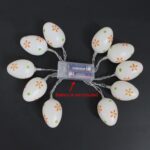 10 bombillas LED lindos huevos de Pascua lámpara decorativa vacaciones bombillas decorativas - Imagen 2
