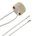 Conector de cable del adaptador de la base del zócalo del soporte de la lámpara de cerámica GU10, longitud del cable: 12 cm - Imagen 2