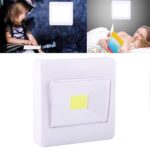 Mini lámpara de pared LED COB con luz blanca, Cambiar lámpara de luz nocturna