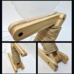0.5W Niños Dormitorio Búho Lámpara de madera plegable Luz de noche 3D (Luz cálida) - Imagen 4