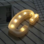 Luz navideña LED colgante de pie blanca cálida con pilas secas, C