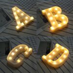 Luz navideña LED colgante de pie blanca cálida con pilas secas, C - Imagen 3