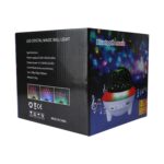 Platillo volador LED, luz de cielo estrellado, Bluetooth, música, proyección de estrellas, luz nocturna con Control remoto, White - Imagen 5