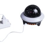 Platillo volador LED, luz de cielo estrellado, Bluetooth, música, proyección de estrellas, luz nocturna con Control remoto, White - Imagen 6