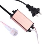 Controlador LED de cubierta de metal de 12V 7-9W, CA 85-265V, enchufe de EE. UU.