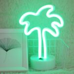 Lámpara decorativa de hadas cálida luz nocturna para Navidad, boda, fiesta, dormitorio, Coconut Tree