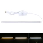 34cm 60 LED 400LM Barra de luz de tira LED USB de tres colores con interruptor