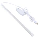 34cm 60 LED 400LM Barra de luz de tira LED USB de tres colores con interruptor - Imagen 3