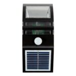 Aplique de pared para exterior de 80 LM 6000-6500K con panel solar de 5V 0,5W, 0.2W White Light - Imagen 2