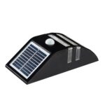 Aplique de pared para exterior de 80 LM 6000-6500K con panel solar de 5V 0,5W, 0.2W White Light - Imagen 5