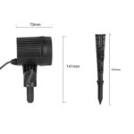 Blinblin CPS-L101 2W IP65 Luz blanca impermeable ABS Shell Luz de paisaje, Lámpara de césped para exteriores de un solo patrón - Imagen 4