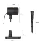 Blinblin CMF-A101 IP65 Impermeable ABS Shell Luz de paisaje, Mini lámpara para exteriores con láser rojo + verde dinámico - Imagen 5