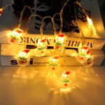 2m 10 luces Santa Claus LED Decorative Light String - Imagen 5