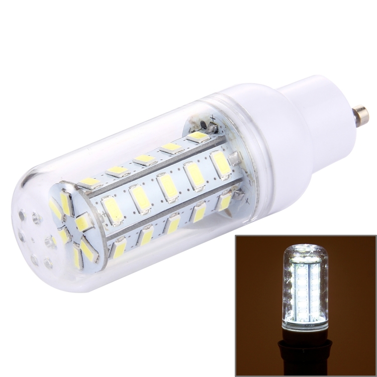 LED8132WL.jpg Bombilla de la luz 36 LED SMD 5730 del maíz de GU10 3.5W LED, CA 110-220V, AC 110-220V - Imagen 1