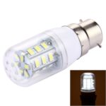 Bombilla de luz LED de maíz B22 2,5 W 24 LED SMD 5730, CA 12-24 V, AC 12-24V