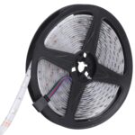 5M 150 LEDS SMD 5050 IP65 Bluetooth Bluetooth RGB Strip de luz con control remoto de 24 teclas, enchufe de la UE