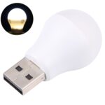 Bombilla de lámpara de noche con luz LED USB 5730 SMD de 3 LED, CC 5 V, 3 LEDs Bulb