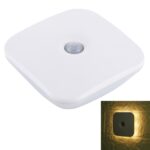 Luz LED cuadrada con sensor de cuerpo humano CL053, estilo: modelos con batería, Style: Battery Models