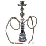 TXH-1118 Cachimba grande de vidrio de doble tubo - Imagen 2