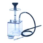 Juego de cachimba de un solo tubo de acrílico Cube