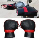 1 par de guantes de esquí de invierno resistentes al agua y al viento para motocicleta