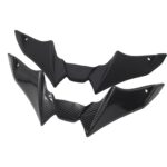 Para Yamaha MT-09 2021-2023 motocicleta deporte Downforce Naked Frontal Spoilers aerodinámico Deflector de viento, MO-TF009 (Carbon - Imagen 2