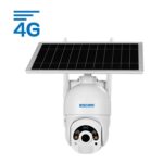 Escam QF450 HD 1080P 4G Versión de la UE Cámara IP con energía solar con memoria 16G, soporte de audio bidireccional y detección de movimiento de PIR y visión nocturna y tarjeta TF