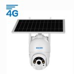 Escam QF450 HD 1080P 4G AU VERSIÓN Cámara IP con energía solar con memoria de 128 g, soporte de audio bidireccional y detección de movimiento PIR y visión nocturna y tarjeta TF