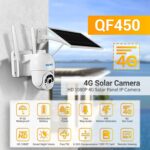 Escam QF450 HD 1080P 4G AU VERSIÓN Cámara IP con energía solar con memoria de 128 g, soporte de audio bidireccional y detección de movimiento PIR y visión nocturna y tarjeta TF - Imagen 3