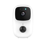 Cámara de vigilancia de la batería de baja potencia B90, compatible con el intercomunicador de dos vías, la tarjeta TF, la inducción del cuerpo humano PIR