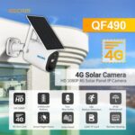 ESCAM QF490 HD 1080P 4G Cámara IP del panel solar, versión de EE. UU. / Au - Imagen 3