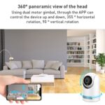 YT64 ICSEE 1080P Cámara IP Inteligente WiFi Pan-tilt, Compatible con Tarjeta TF / Audio Bidireccional / Detección de Movimiento / Visión Nocturna, YT64 - Imagen 2