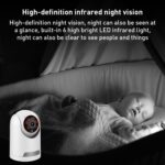 YT64 ICSEE 1080P Cámara IP Inteligente WiFi Pan-tilt, Compatible con Tarjeta TF / Audio Bidireccional / Detección de Movimiento / Visión Nocturna, YT64 - Imagen 4