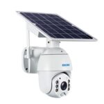 ESCAM QF280 HD 1080P IP66 Cámara IP PT con panel solar WiFi a prueba de agua con batería, soporte de visión nocturna / detección de movimiento / tarjeta TF / audio bidireccional, with Battery - Imagen 3
