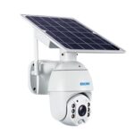 ESCAM QF480 Versión UE HD 1080P IP66 Cámara IP PT con panel solar 4G a prueba de agua sin batería, compatible con visión nocturna / detección de movimiento / tarjeta TF / audio bidireccional, without Battery(EU Version) - Imagen 3