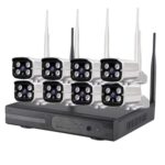 8CH HD 720P 1.0 Mega Pixel 2.4GHz WiFi IP Bullet Camera + NVR Kit - Imagen 2