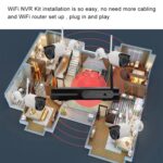 8CH HD 720P 1.0 Mega Pixel 2.4GHz WiFi IP Bullet Camera + NVR Kit - Imagen 4