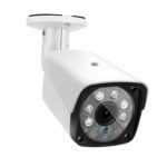A4B3 / Kit 4CH 1080N Sistema de vigilancia DVR y cámara tipo bala CCTV resistente a la intemperie 720P 1.0MP HD, compatible con visión nocturna por infrarrojos y acceso remoto a escaneo de códigos QR y P2P, A4B3 / Kit 4CH Black, A4B3 / Kit 4CH White - Imagen 3