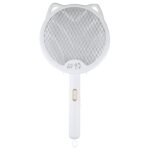 Matamosquitos eléctrico giratorio con oreja de gato, Mosquito Swatter