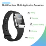 Pulsera repelente de mosquitos con ondas ultrasónicas para exteriores M20 con reloj y prueba de temperatura corporal, M20 (White) - Imagen 4