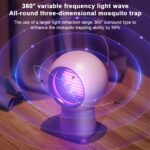 MM026 2W Hay gente estrella Lámpara antimosquitos con descarga eléctrica - Imagen 3