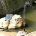 Bomba cuadrada para fuente de agua con energía solar
