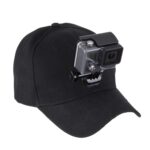 Gorra de béisbol Topi para el sol al aire libre con soporte para cámara para cámara de acción deportiva GoPro y SJCAM y Xiaomi Xiaoyi - Imagen 4
