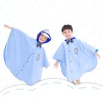 Edad superior a 3 niños estilo británico dibujos animados reutilizable capa impermeable sudaderas con capucha, Size: XXL